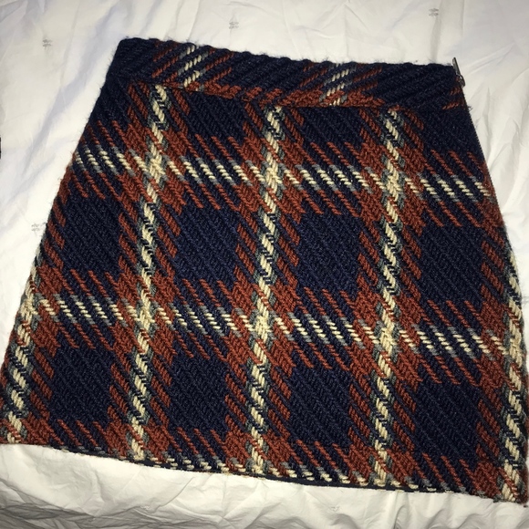 Nwt Plaid Knit Skirt Nasty Gal 
